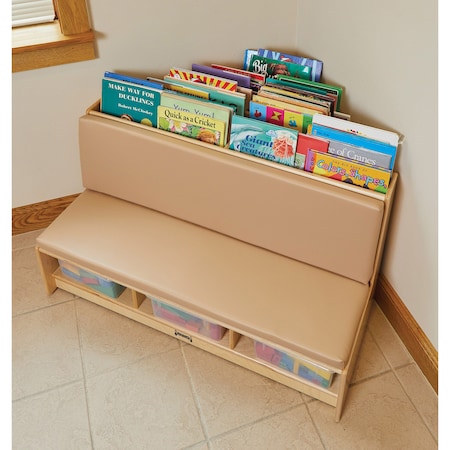 Jonti-Craft Corner Literacy Nook, Wheat 53440JC